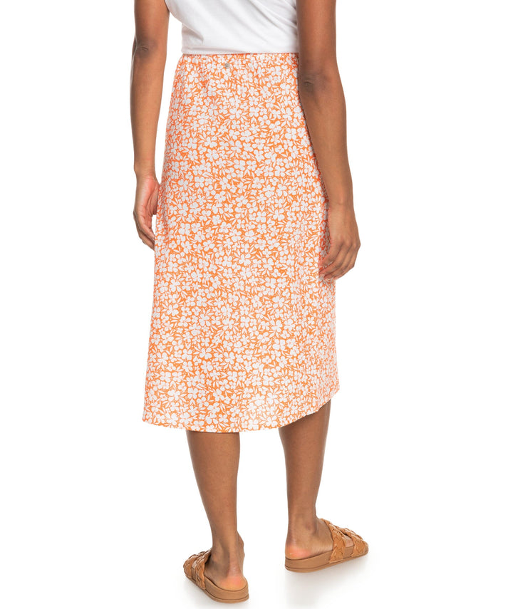 Roxy Shelly Beach Again Midi Skirt 