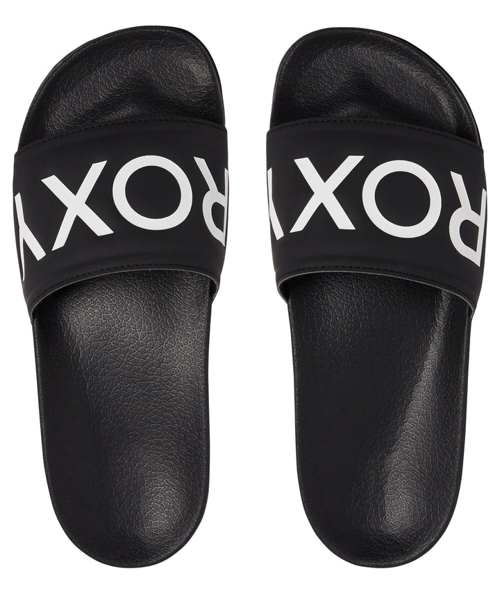 Roxy Slippy II Slides Black Fg 8 