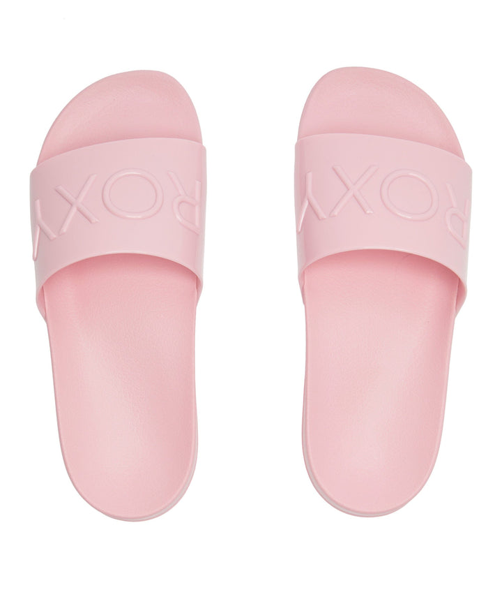 Roxy Slippy Jelly Slides Pink 6 