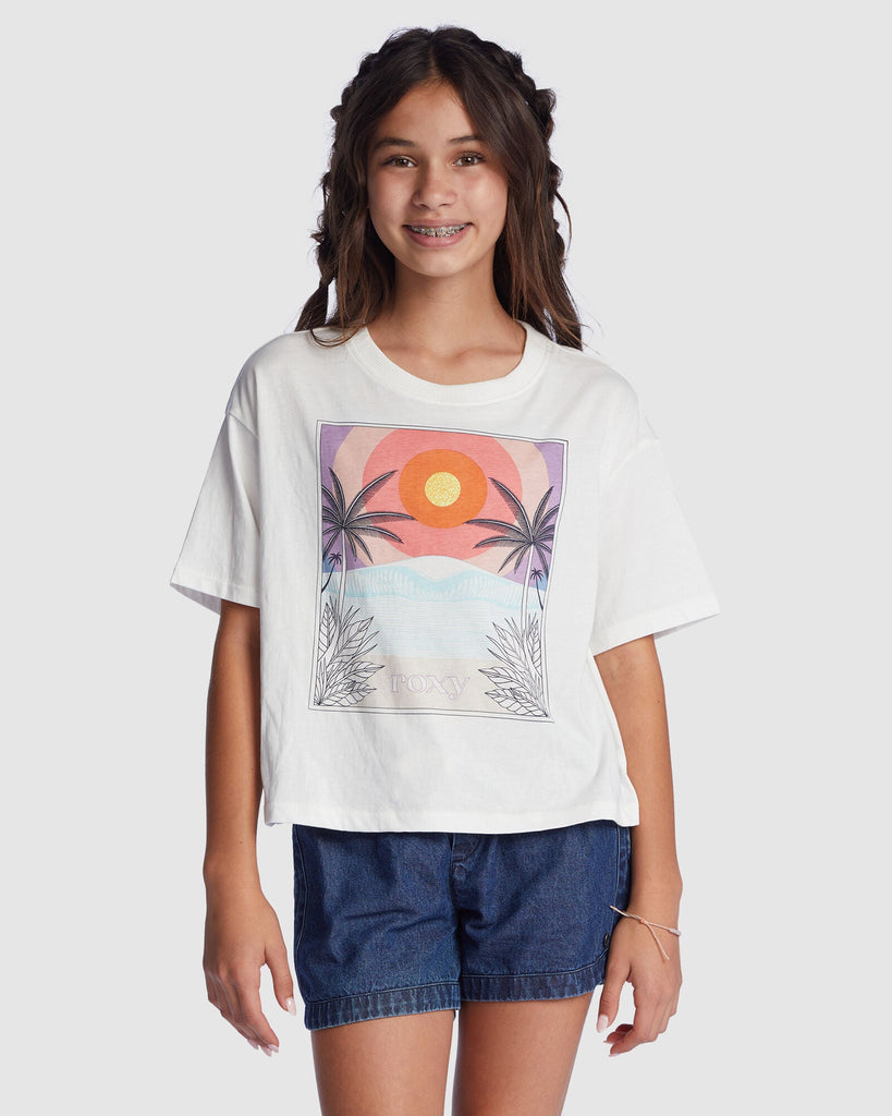 Roxy Sun For All Seasons T-Shirt Snow White 8Y / S 