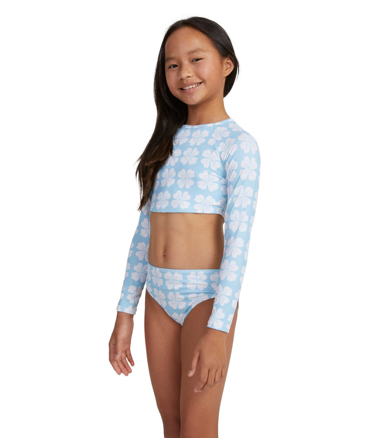 Roxy Vacation Memories Cropped Long Sleeve Rash Vest 