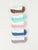 Rusty All Day Invisible 5-Pack Socks are a multi coloured, cotton blend sock colours. 