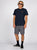 Rusty Boxed Out Short Sleeve Tee Navy Blue S 