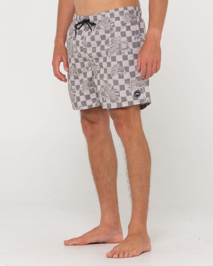 Rusty Check M8 Elastic Boardshorts 