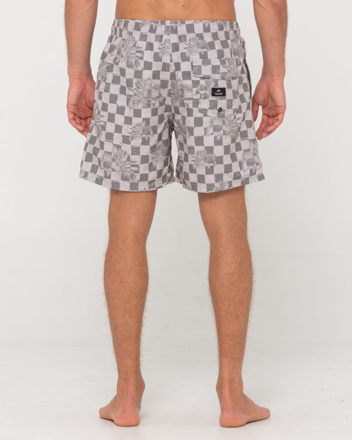 Rusty Check M8 Elastic Youth Boardshorts 