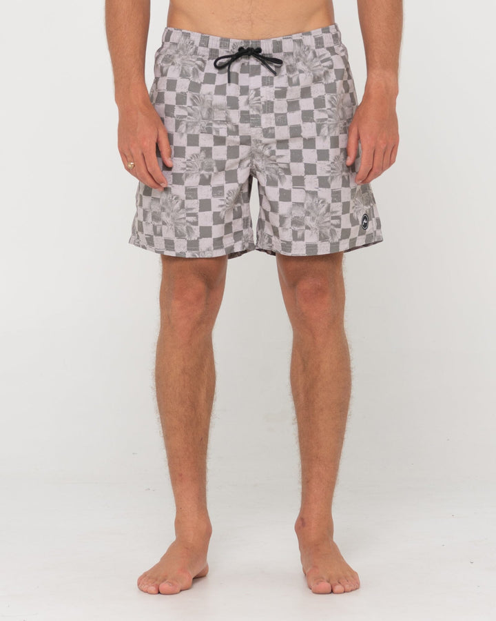Rusty Check M8 Elastic Youth Boardshorts 