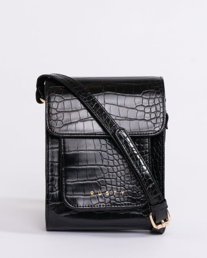 Rusty Danielle Side Bag Black 