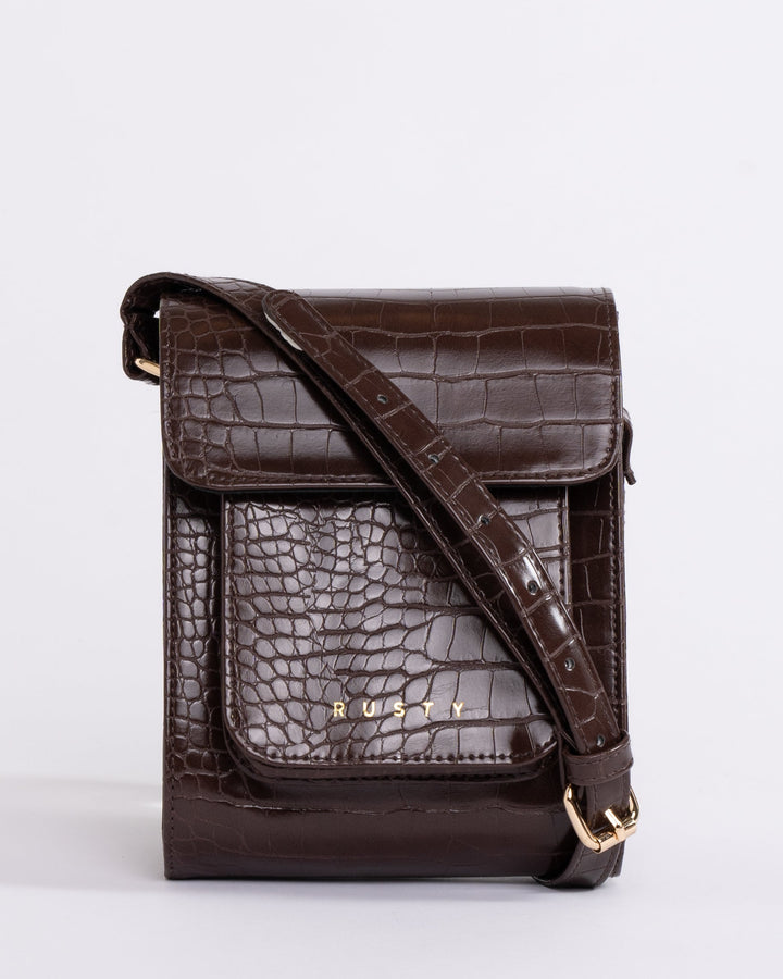 Rusty Danielle Side Bag Chocolate 