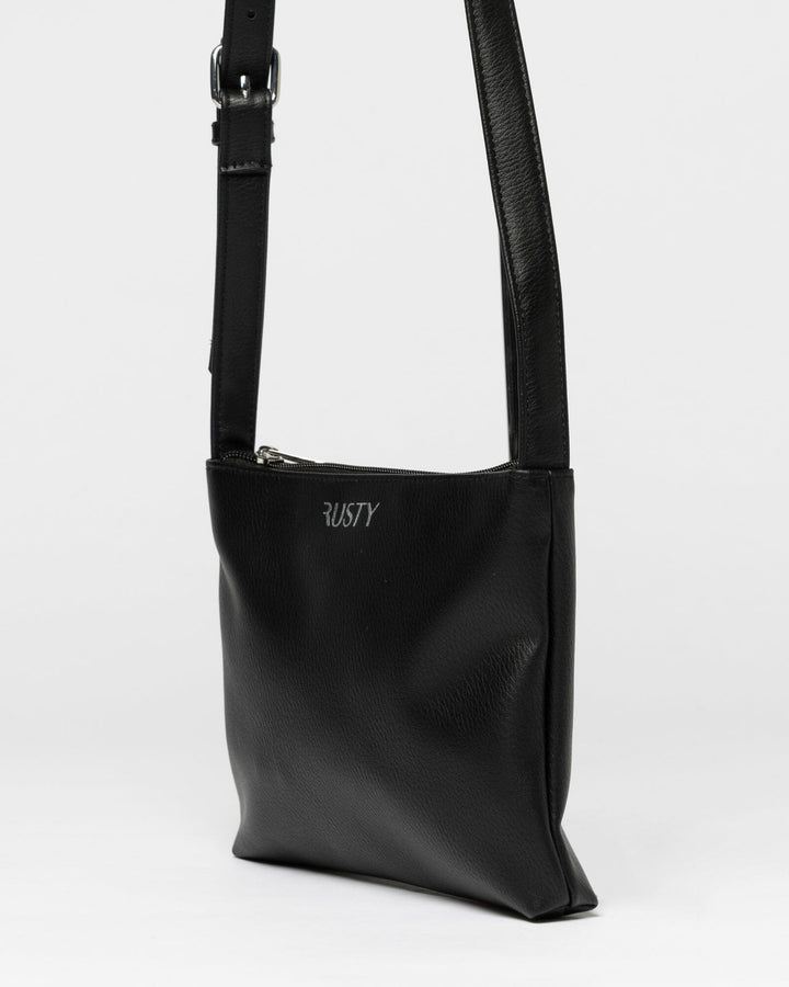 Rusty Essence Crossbody Side Bag Black 