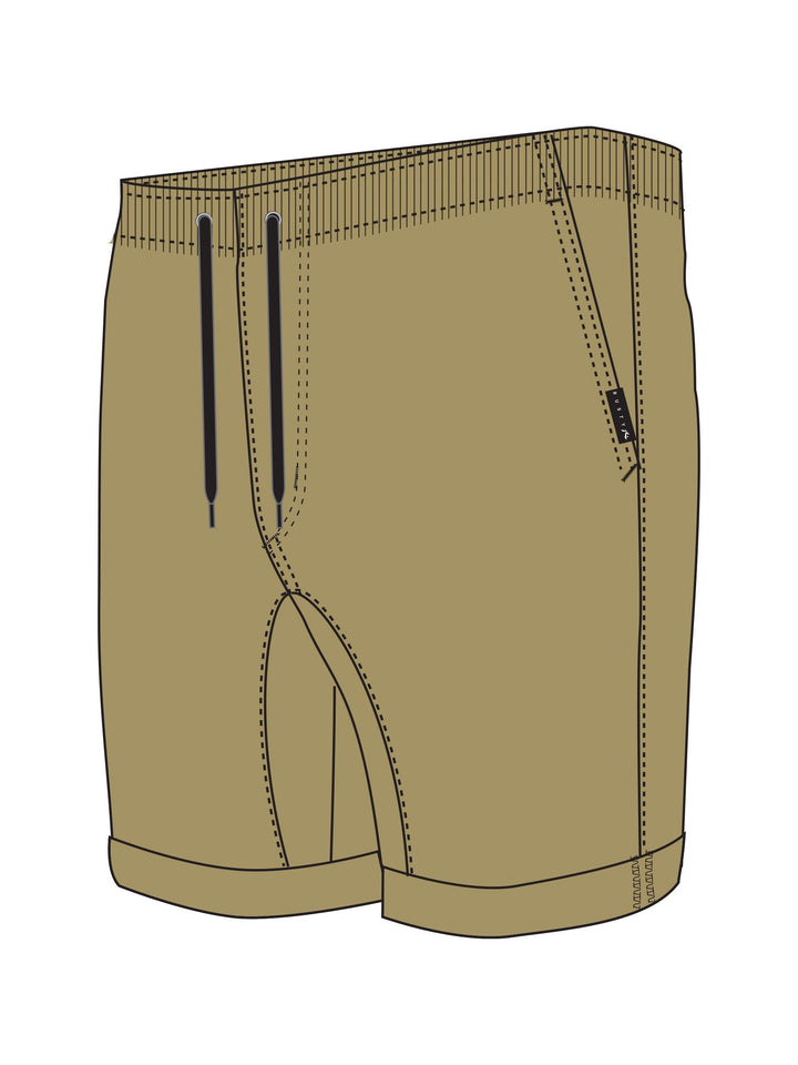 Rusty Hooked On 18" Elastic Boys Shorts 