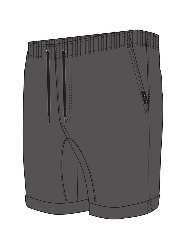 Rusty Hooked On 18" Elastic Boys Shorts 