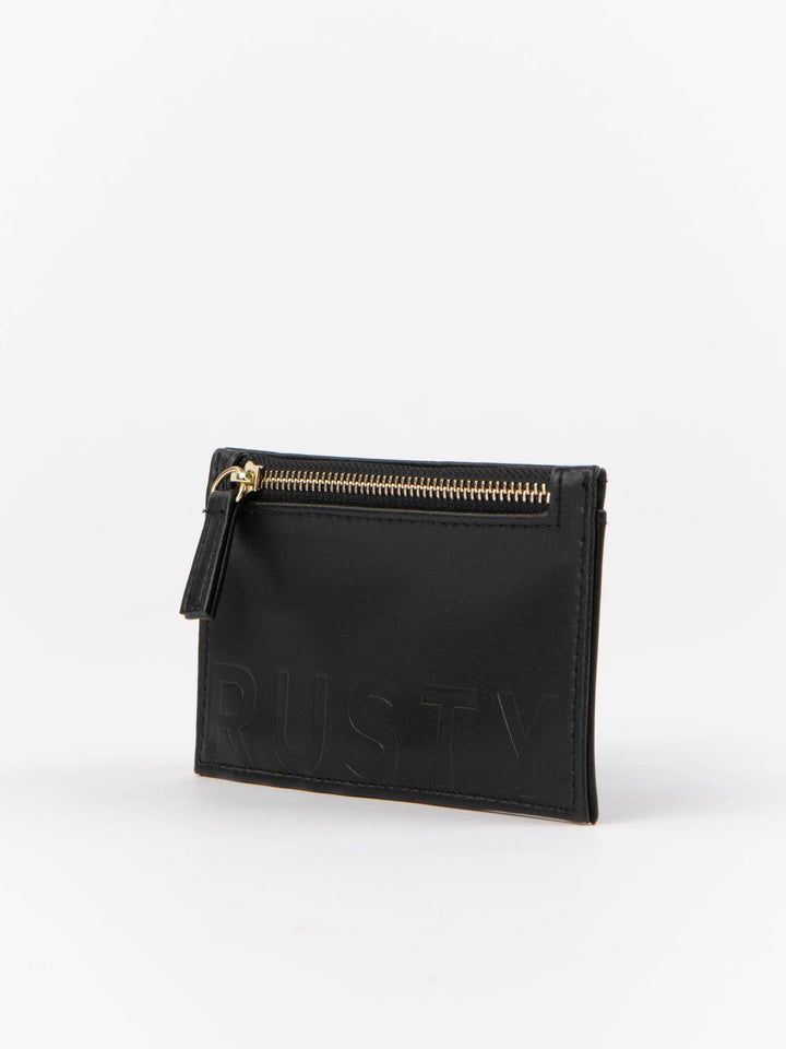 Rusty Micah Card Holder Black 