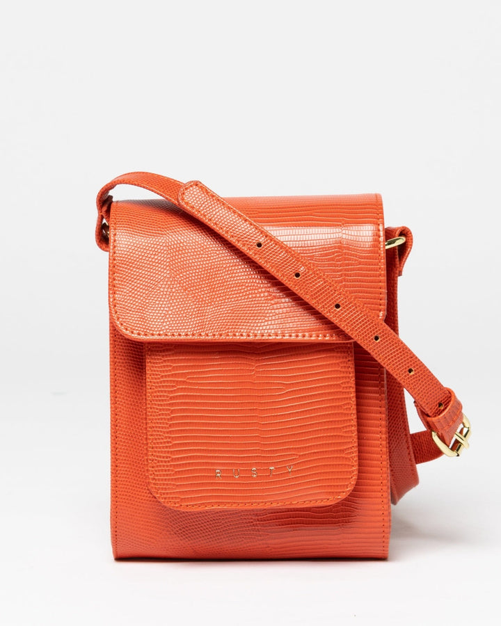 Rusty Mila Textured Sidebag Radiant Red 