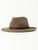 Rusty Ned Felt Hat is wool, with leather crown band. 