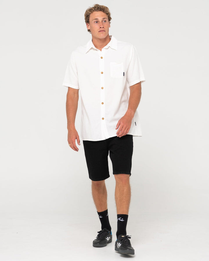 Rusty Overtone Linen Shirt 