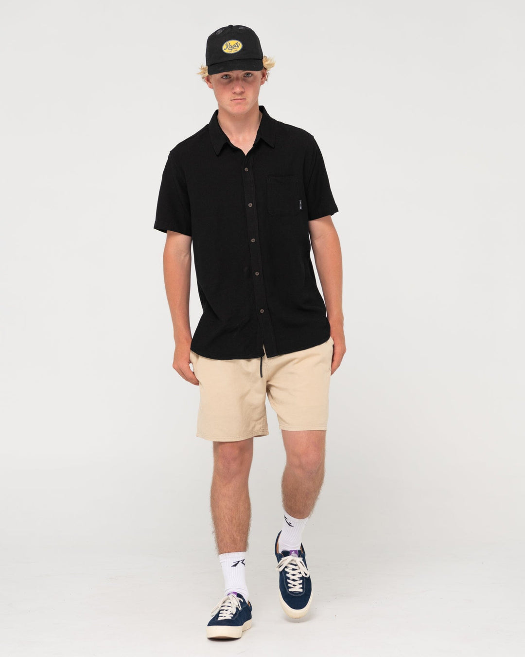 Rusty Overtone Linen Shirt 