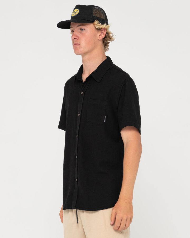 Rusty Overtone Linen Shirt 