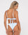 Rusty Sandalwood Balconette Midi Bikini 