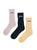 RUSTY WASH UP MID CALF 3 PACK SOCKS 