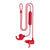SKULLCANDY JIB+ACTIVE WIRELESS EARBUD RedBlk 