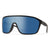 Smith Boomtown Polarised Sunglasses Matte Black / CP Polarised Blue Mirror 