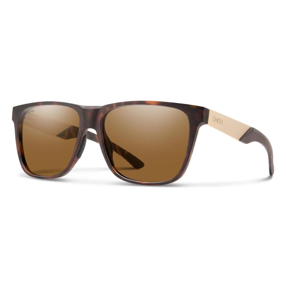 Smith Lowdown Steel XL Polarised Sunglasses Matte Tortoise / CP Polarised Brown 