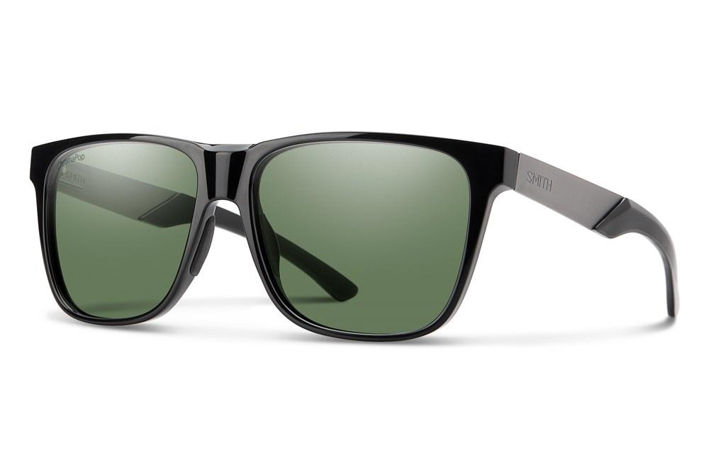 SMITH LOWDOWN STEEL XL POLARIZED SUNGLASSES Black ChromapopPolarized GreyGreen 