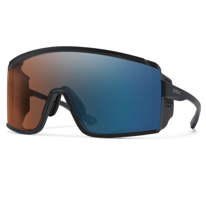 Smith Pursuit Sunglasses Matte Black / CP Glacier Photochromic Copper Blue 