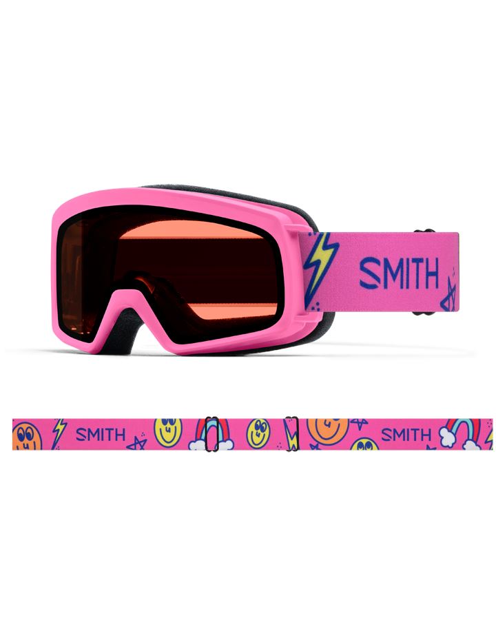 Smith Rascal Snow Goggles 2023 Flamingo Stickers / RC36 