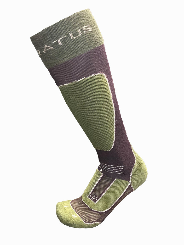 Stratus Merino Comfort Socks S Shiraz / Moss / Powder 