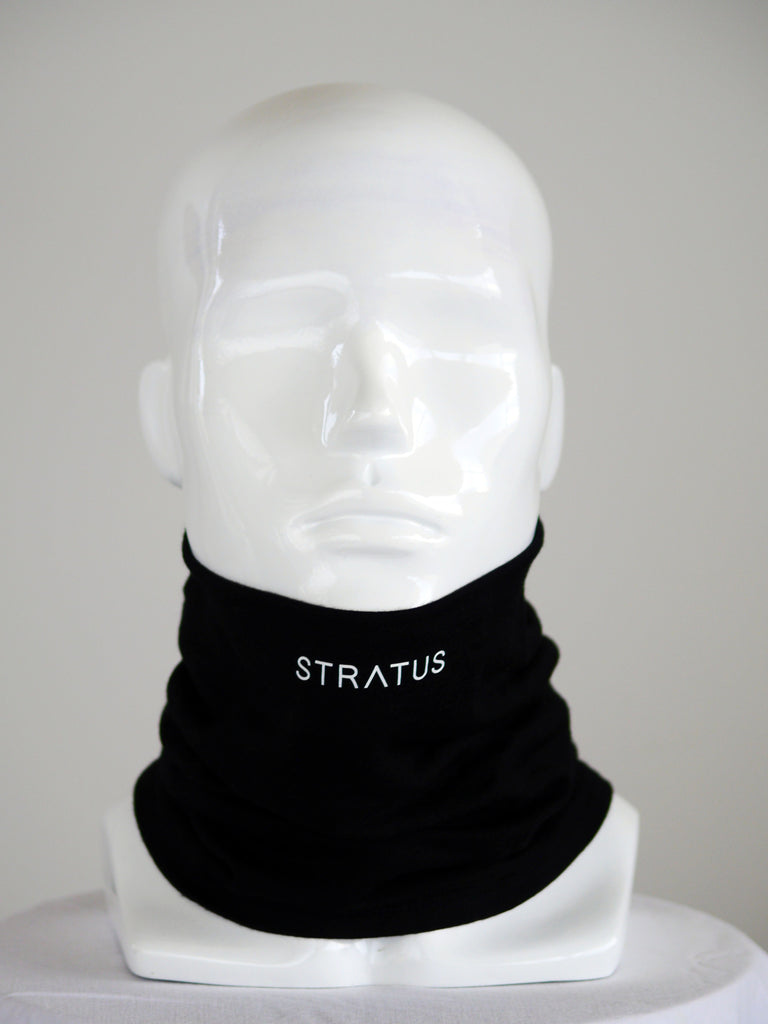 Stratus Merino Neckwarmer Black 