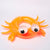 Sunnylife Kiddy Pool Ring Sea Creature Neon Orange 