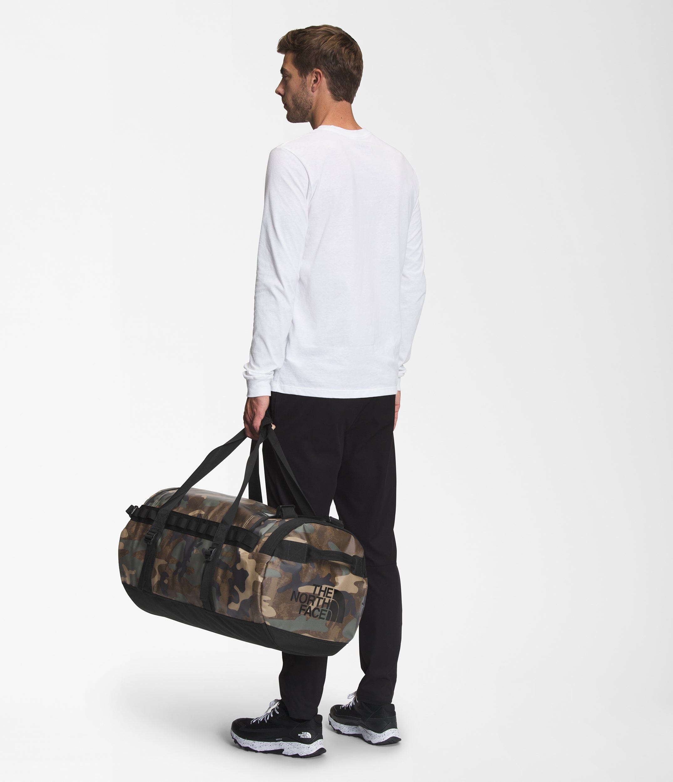 Medium north face duffel carry on discount