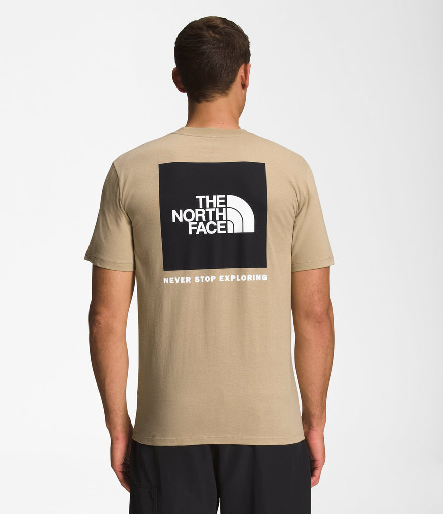 The North Face Box NSE T-Shirt Khaki Stone / TNF Black S 