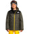 The North Face Freedom Insulated Youth Jacket New Taupe Green / Lightening Yellow S 