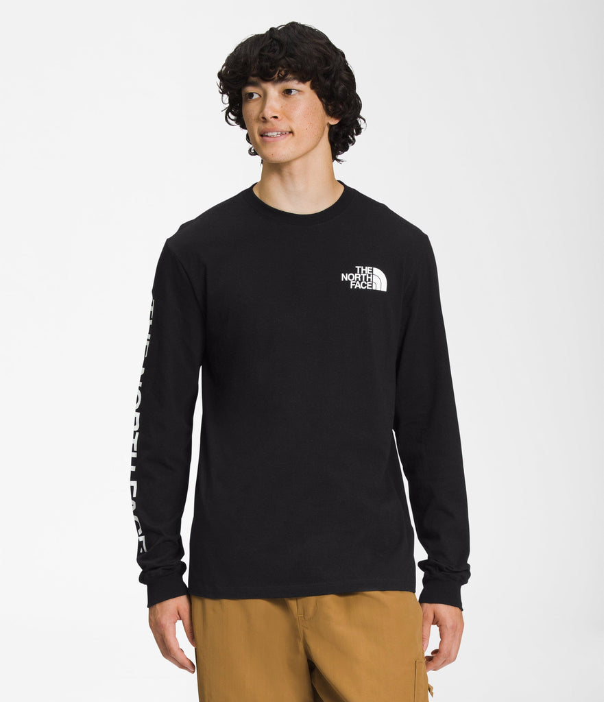 The North Face Sleeve Hit Long Sleeve Graphic T-Shirt TNF Black / TNF White S 