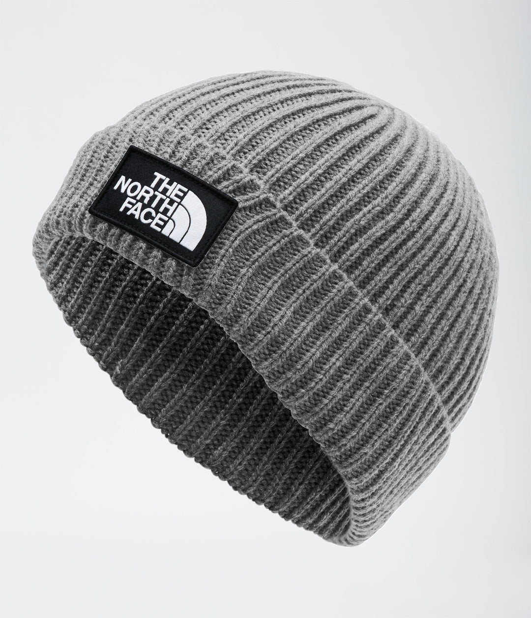 The North Face TNF™ Logo Box Cuffed Beanie TNF Medium Grey Heather 