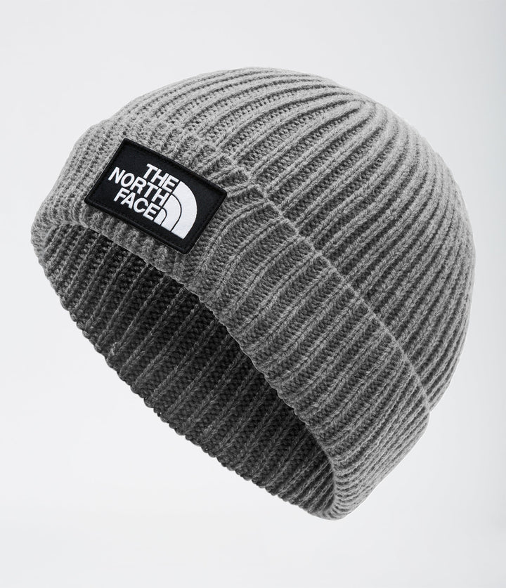 The North Face TNF™ Logo Box Cuffed Beanie TNF Medium Grey Heather 
