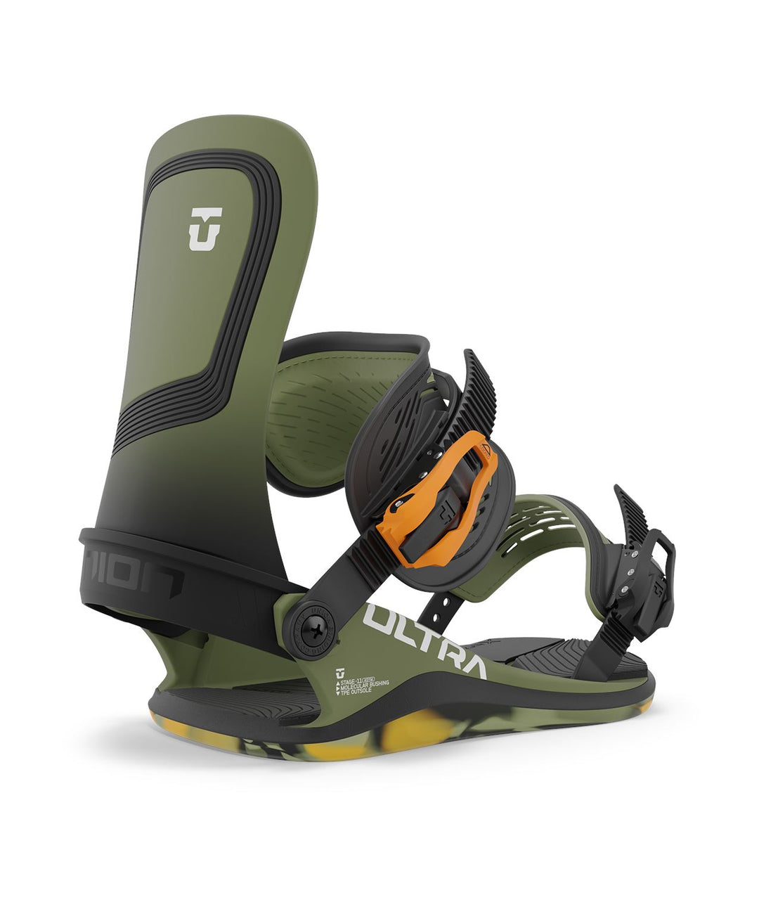 Union Ultra Snowboard Bindings 2024 Army Green M 