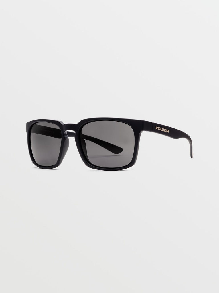 Volcom Alive Polarise Sunglasses offer 100% UVA/UVB protection with a Matte Black frame.
