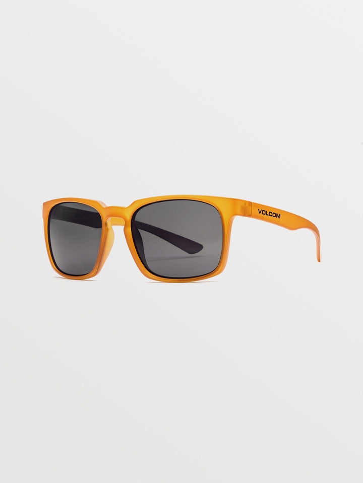 VOLCOM ALIVE POLARISED SUNGLASSES Matte Honey / Gray Polar 