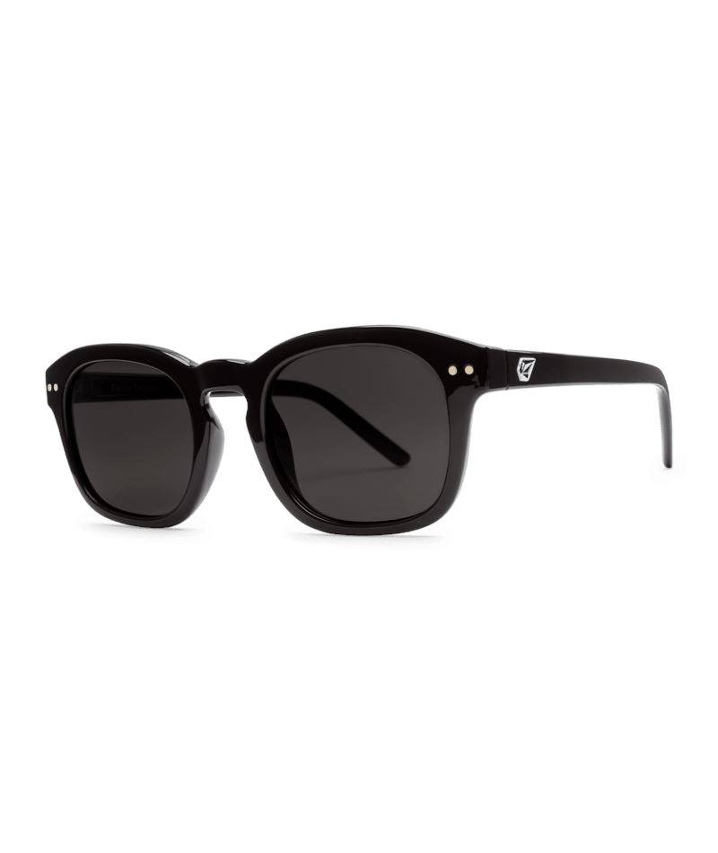 Volcom Earth Tripper Sunglasses Gloss Black / Grey 