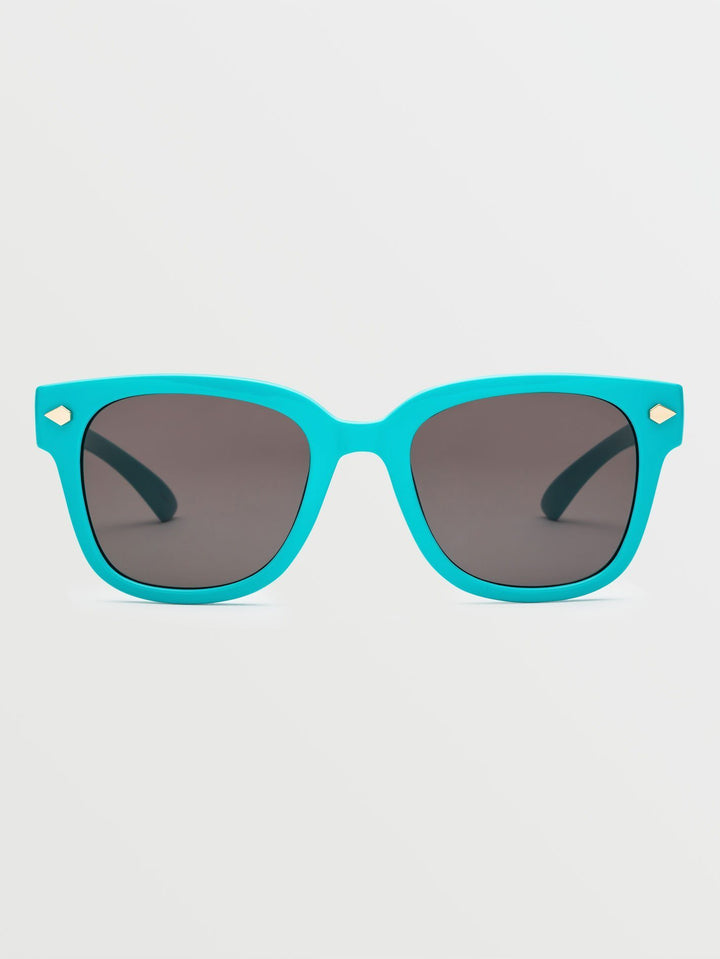 VOLCOM FREESTYLE SUNGLASSES Gloss Aqua / Gray 