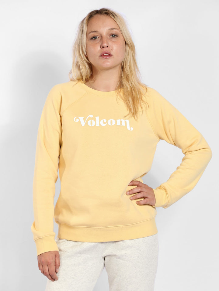 Volcom Get More Crew Faded Lemon 8 