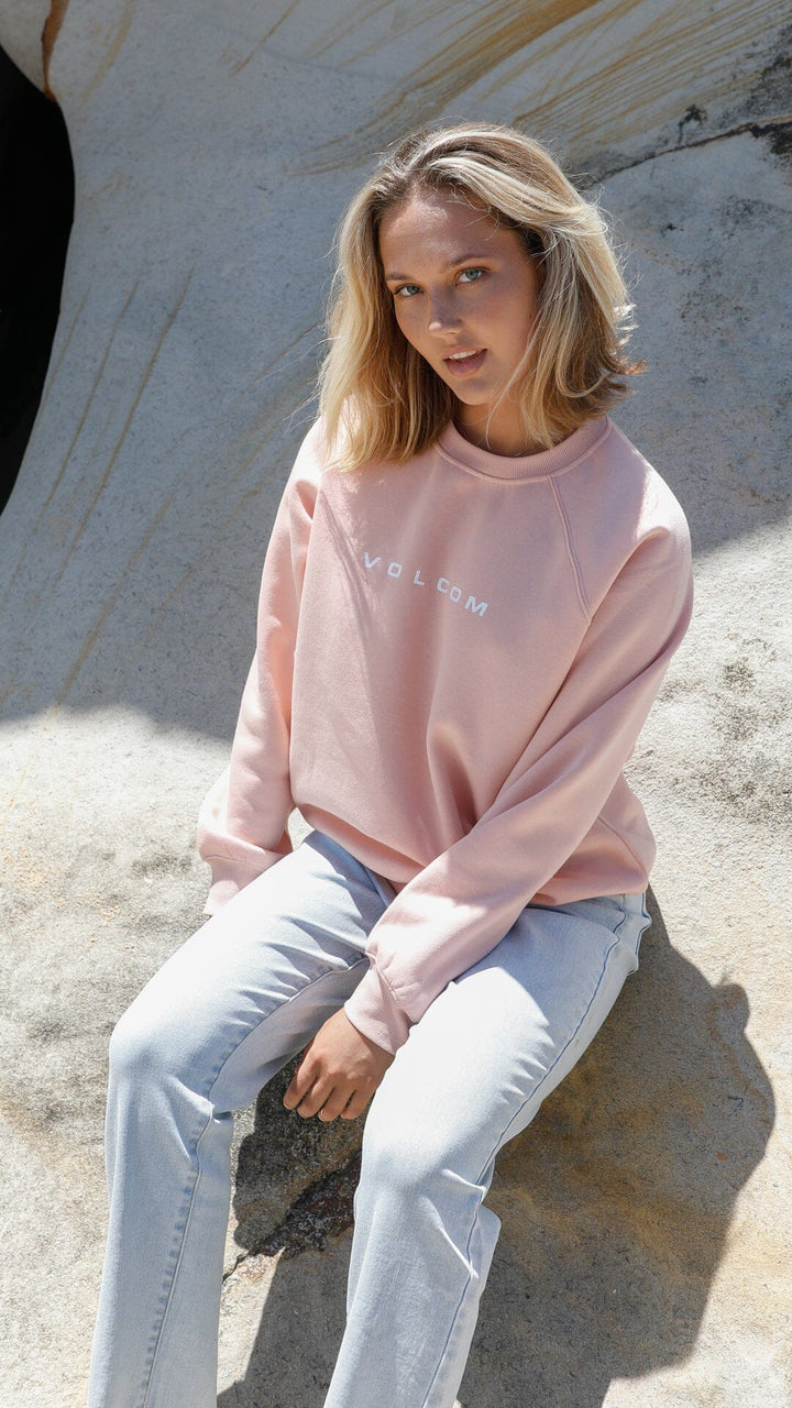 Volcom Get More Crew Hazy Pink 10 