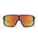 Volcom Macho Sunglasses Matte Black / Grey Red Chrome 