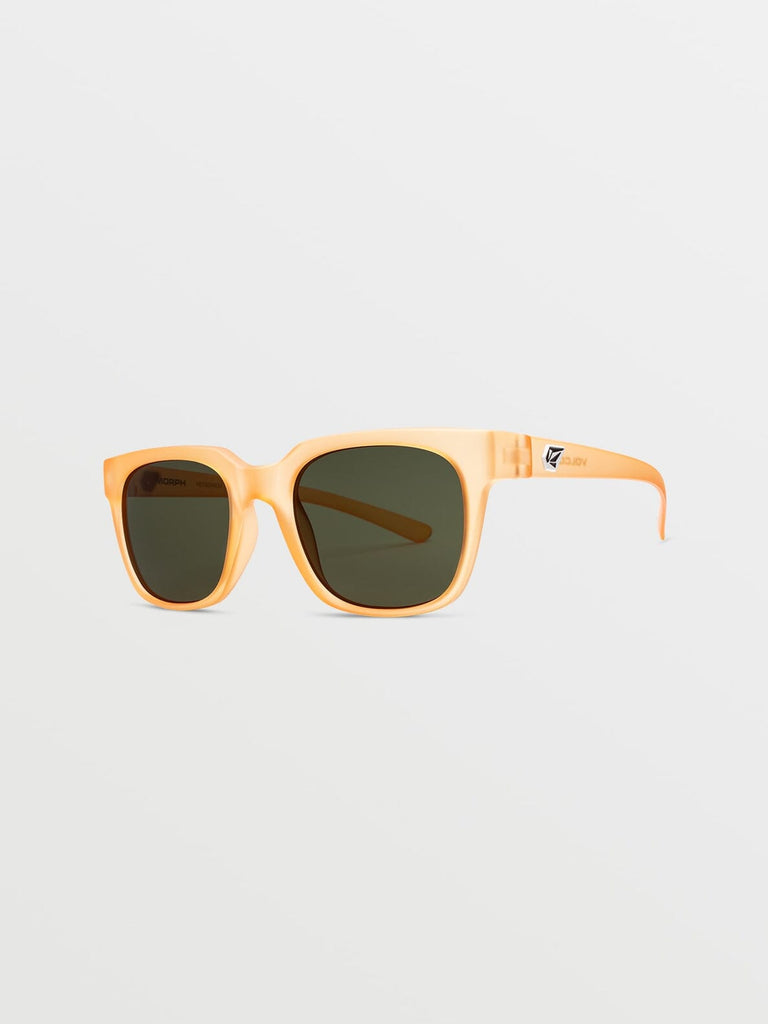 Volcom Morph Sunglasses Matte Amber / Green Grey 