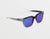 Volcom Morph Sunglasses Matte Trans Clear Fade / Gray Blue Mirror 