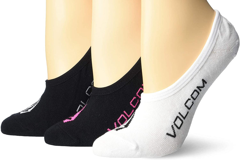 Volcom No Stone Show 3 Pack Womens Socks 