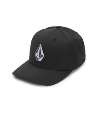 Volcom Stone Tech Flexfit Delta Hat Black S / M 